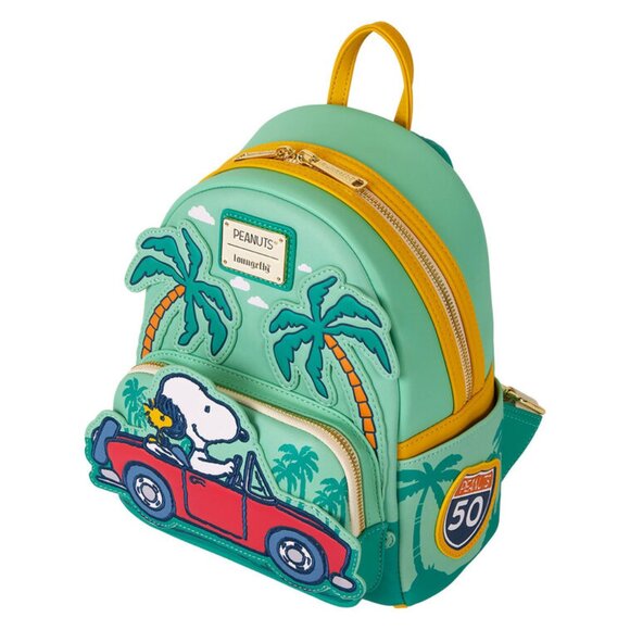 Loungefly Peanuts Snoopy and Woodstock Road Trip Mini Backpack NWT main image 4